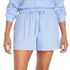 GAP Brand New Linen Blend Light Blue Women's Shorts XL